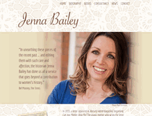 Tablet Screenshot of jenna-bailey.com